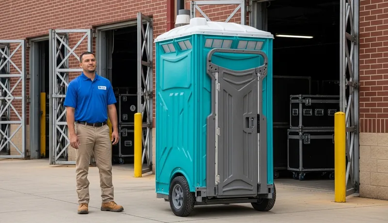 Porta potty planning for a Texas festival